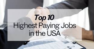 High-Paying Jobs in the United States of America 2025